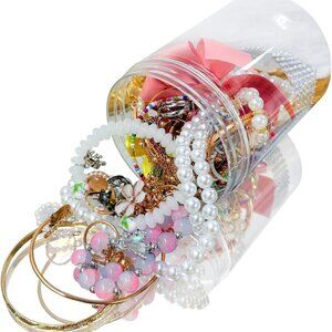 Mystery Jewelry Jar Bundle Surprise Jewelry Box for Women Necklace Earrings Ring